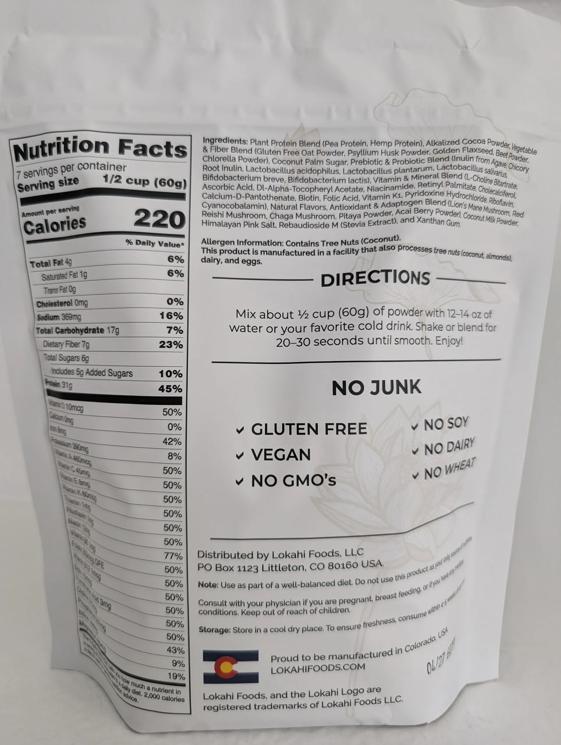 Lokahi Foods Chocolate - 1lb - Image 2